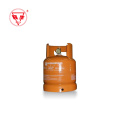 Cilindro de gas lpg de cocina portátil de 2 kg del mercado de Oriente Medio